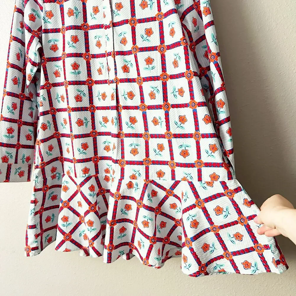 LIVRO Polly Mini Dress Mayflower A-Line Shirt‎ Dress Women's Size Large NEW - Picture 5 of 14